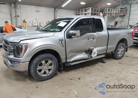 2021 Ford F-150 Lariat из США, поврежденный, VIN 1FTFX1E88MFA40677